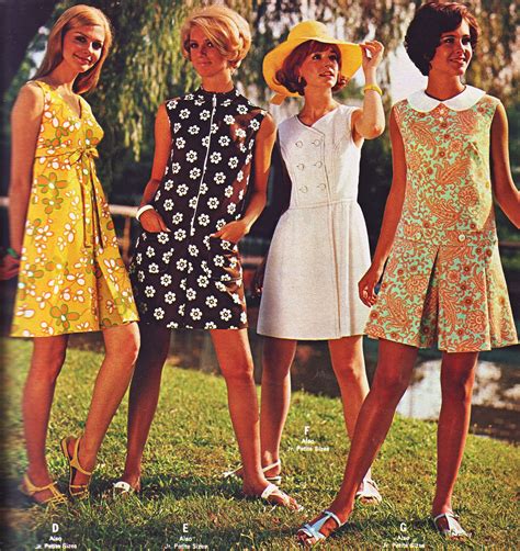 1960s wardrobe|60s attire on a person.